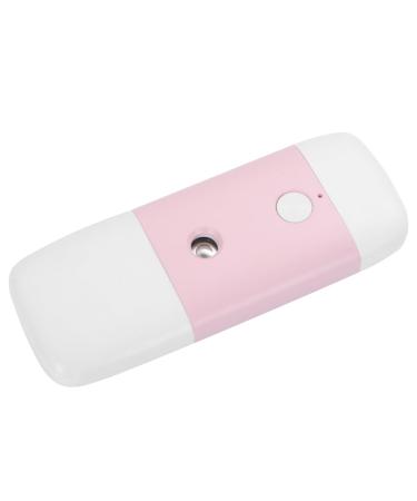 Baluue 1pc Mini Humidifier Mini Portable Humidifier Nano Mist Sprayer Face Humidifier Air Humidifier Pink