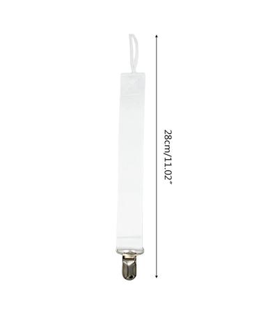 Buy TIAN-K White Pacifier Chain for Babies | Clip-On Dummy Accessory | DIY Pacifier Holder - International Shipping Available - Buy Online on SooperMarket.com