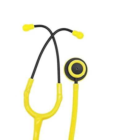 Buy Yellow Stethoscope for Doctors Medical Students & Nurses - Special Matt Black Design | International Shipping - Buy Online on SooperMarket.com
