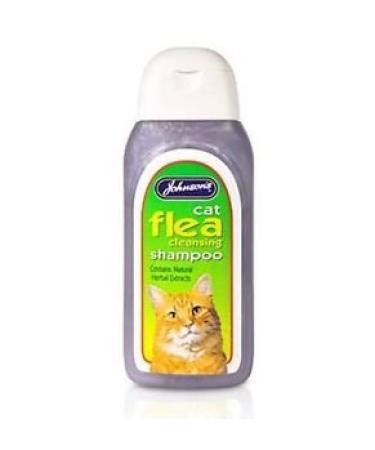 New Johnsons Cat Flea Wash Bath Shampoo Treatment for Cats Kittens Cleansing Fleas