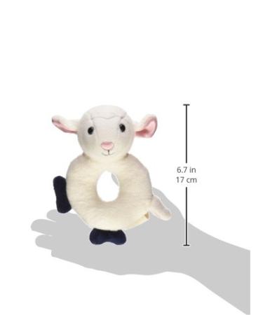 Apple Park Lamby Soft Teething Ring Baby Toy - 100% Organic Cotton | Hypoallergenic - Buy Online on SooperMarket.com
