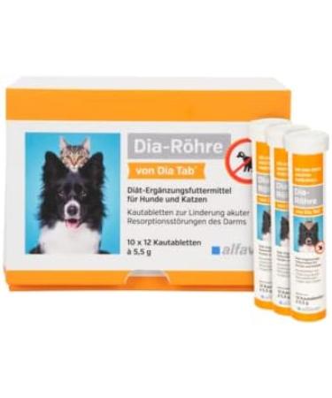 Alfavet Dia Tube - 10 Pack for Dogs & Cats | Supplementary Feed to Reduce Diarrhea | Fast International Shipping - Buy Online on SooperMarket.com
