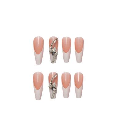 Buy WOOXDYUK 24 Matte Fake Nails - Full Cover Press On Acrylic Nail Art for Women & Girls - Perfect for Parties & DIY Manicure - Buy Online on SooperMarket.com