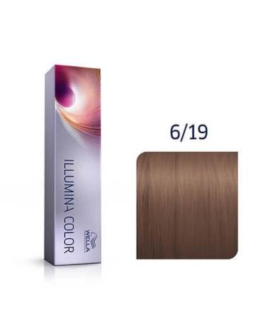 Wella Professionals Illumina Color 6/19 & 6/16 - Dark Blonde & Medium Blonde Hair Dye - 120ml Pack | International Shipping - Buy Online on SooperMarket.com