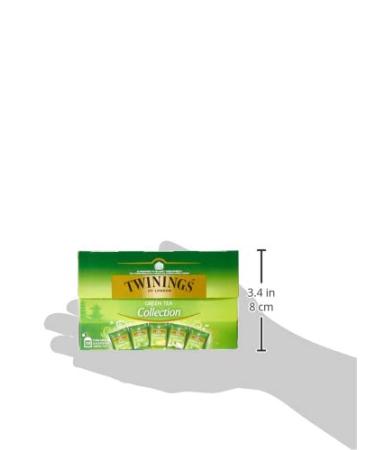Twinings of London Green Tea Selection - 20 Piece Collection (34g) - Premium Quality Green Tea for Optimal Health - Buy Online on SooperMarket.com