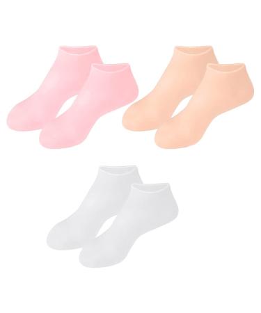 Beaupretty 3 pairs of moisturizing socks Damen socks stocking products Foot care products socks for heels protective moisturizing socks women's socks spa socks aloe gel 20x8.5 cm.