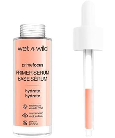 Wet n Wild Prime Focus Primer Serum - Rose Water & Camellia Leaf Extract, Hydrating & Long-lasting Formula with Silky Texture - Buy Online on SooperMarket.com