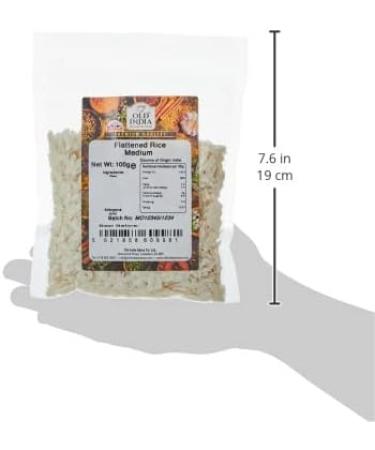 Old India Flattened Rice Medium 100g - Authentic Indian Poha for Cooking - Buy Online on SooperMarket.com