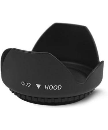 72mm Digital Tulip Lens Hood for Nikon D500 DX-Format SLR with 16-80mm ED VR Lens - Buy Online on SooperMarket.com
