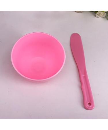 3 Sets Rubber Facial Mask Mixing Bowl with Spatula - DIY Skin Care Tool Kit for Home and Salon - Pink - Buy Online on SooperMarket.com