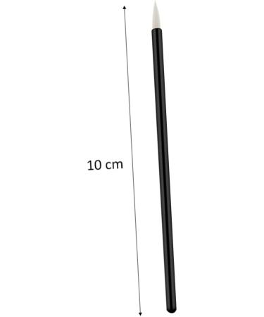 Baluue 100pcs Cosmetics Brush Liquid Makeup Eyeliner Applicator Tool Eye Makeup Eyeliner Liquid Brush White 10X0.5X0.5cm White - Buy Online on SooperMarket.com
