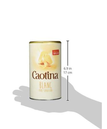Caotina Blanc White Chocolate Tin 500g - Pack of 6 | Premium Swiss White Chocolate Treats | International Shipping Available - Buy Online on SooperMarket.com