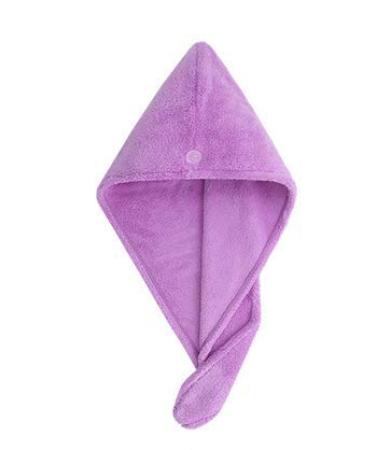2-pack hair turban microfiber quick drying super absorbent fast magical dryer dry hair hat wrapped bath cap #02