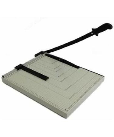 A4 Guillotine Paper Cutter with Metal Base  (12" x 10" inch top)  Paper Trimmer with Multi Sheet Capacity  Heavy Duty Blade for Photo Craft Cardstock  Large Paper Cutter for Home or Office - Buy Online on SooperMarket.com