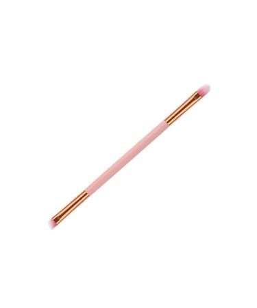 WOONEKY 1pc Double Ended Makeup Professional Makeup Brush Eye Shadow Brush Beauty Tools Pink