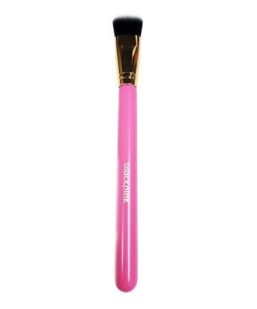 Blackpink Premium Powder Brush Professional Quality Make Up Brushes Angled Face Foundation Concealer Blending Fan (Foundation Brush)