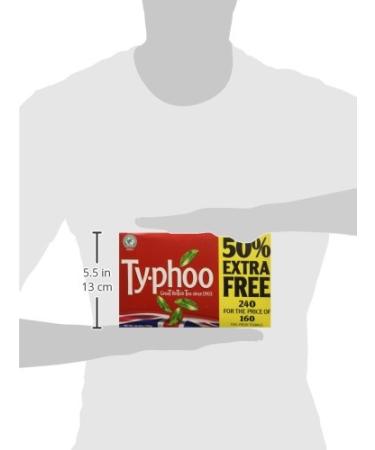 Buy Typhoo Black Tea - 160 Bags + 80 Free | Premium International Shipping - Buy Online on SooperMarket.com