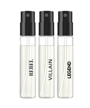 Pete & Pedro Men's Cologne Sample Set Original Perfumes for Men Pour Homme Inspired Perfume Gift Sets Includes Cologne Samples Top Men's Fragrances | Seen on Shark Tank 3 Vials 2.6 ml Each a) Fragrance 3-Pack Samples Set