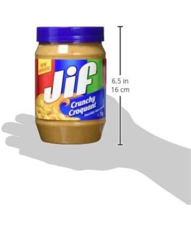 Jif Crunchy Creamy Peanut Butter Smooth & Creamy Texture No Stir 1kg Jar Crunchy 1 kg (Pack of 1) - Buy Online on SooperMarket.com