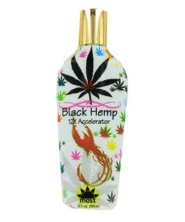 Most Products BLACK HEMP 12X Accelerator Tanning Lotion - 8.5 oz.