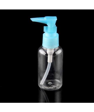 1 Empty Cosmetic Clear Soap Shampoo 75ml Lotion Dispenser Pump Bottle Travel Random Color