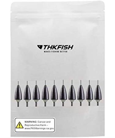 THKFISH Carolina Rigs Bullet Fishing Sinkers 1/2 oz - 15pcs Pre-Rigged Ready Carolina Rigs - Buy Online on SooperMarket.com