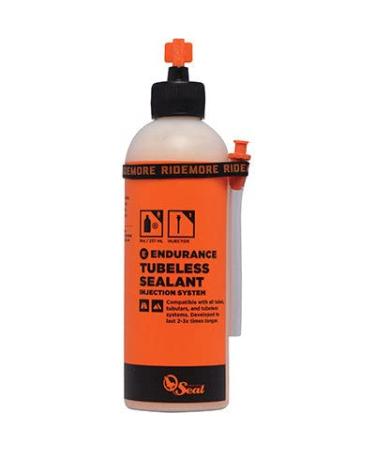 Orange Seal - Endurance Formula Tubeless Bike Tire Sealant | Long Lasting, Fast Sealing | for MTB, Road, CX and Gravel Bicycle Tires 8oz w/Injector