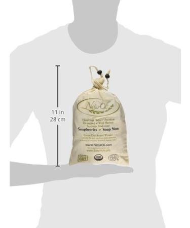 Organic Soap Nuts & Berries - 1 lb (240 Loads) with Travel Bottle & Wash Bag | Eco-Friendly Laundry Solution - Buy Online on SooperMarket.com