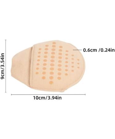 2 Pairs High Heel Silicone Shoe Cushion Pads for Forefoot Pain Relief - Women's Pedicure Socks for Calluses and Corns - Buy Online on SooperMarket.com