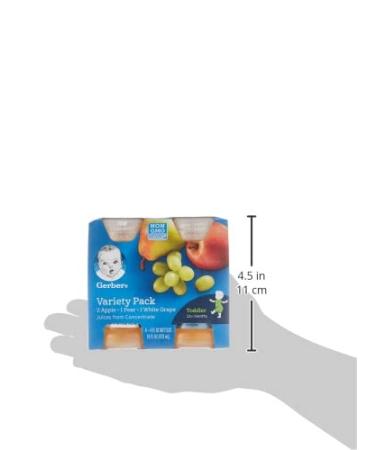 Gerber Juice Variety Pack - 4 fl oz - 4 pk | Convenient Baby Juice Pouches - Buy Online on SooperMarket.com
