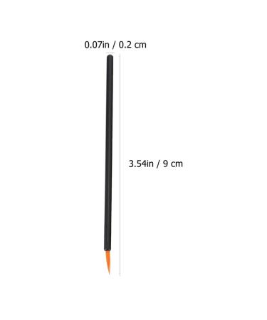 FRCOLOR 200 Pcs Disposable Eyeliner Brush - Premium Makeup Tool for Perfect Eyeliner & Eye Cosmetics | Black 9x6.5cm - Buy Online on SooperMarket.com