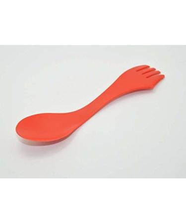 40pcs Plastic Spork Set | 7-inch Long Spoon Fork Knife Combo | Multiple Use Red Sporks - Buy Online on SooperMarket.com