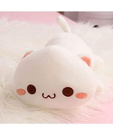 NatureMan Cute Kitten Plush Toy Stuffed Animal Pet Kitty Soft Anime Cat Plush Pillow children'sPlush cat doll Pillow toys (White) - Buy Online on SooperMarket.com