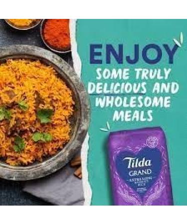 Tilda Grand Extra Long Basmati White Rice 10kg | Premium Quality | Aromatic Delight | Hygienic Packaging - Buy Online on SooperMarket.com
