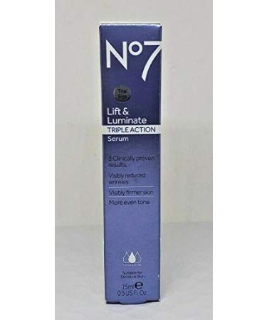 No7 Lift & Luminate Triple Action Serum (15ml) - Youthful Skin in a Bottle - Buy Online on SooperMarket.com