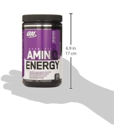 OPTIMUM NUTRITION ESSENTIAL AMINO ENERGY Concord Grape Preworkout and Essential Amino Acids with Green Tea and Green Coffee Extract 30 Servings 270.0 g (Pack of 1) - Buy Online on SooperMarket.com