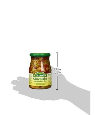 Feinkost Dittmann Spanish-Style Olive Salad - 280g Glass Jar | Premium International Shipping - Buy Online on SooperMarket.com
