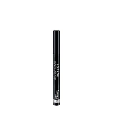 Rimmel Soft Kohl Kajal Eyeliner  Jet Black 0.04 oz 1 Count (Pack of 1)