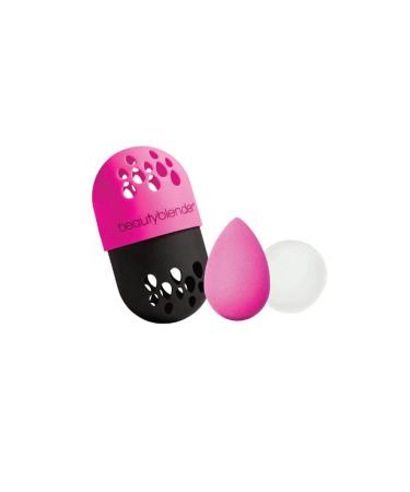 beautyblender Discovery Kit - Makeup Sponge & Makeup Sponge Cleaner Portable Protection Case Professional Blending Application Vegan & Cruelty Free Made in the USA