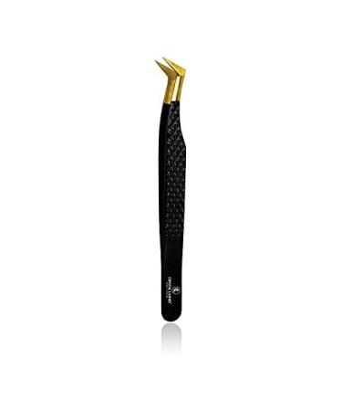 Crystal lashes penguin tweezers black