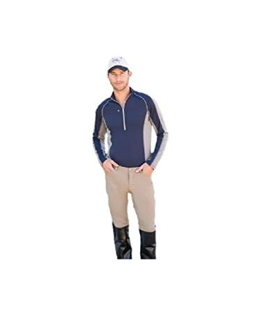 Goode Rider Mens Pro Breech K/P Khaki 34