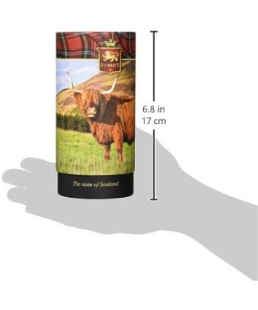 Stewart's - Highland Cow Shortbread Gifting Tube (150g) - Traditionally Made Luxury Scottish Shortbread Contains Melt-In-Mouth Shortbread Rounds Ideal Grab-Sized Treat to Share - Buy Online on SooperMarket.com