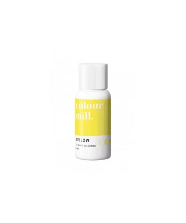 Colour Mill Edible Food Paint Colouring Liquid Cake Cookie Dye for Baking Icing Sugarpaste Fondant (20ml) Yellow