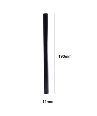 Mangocore 11mmx190mm Black Hot Melt Glue Sticks - 12pcs for Hot Melt Gun Car Audio Craft - Buy Online on SooperMarket.com