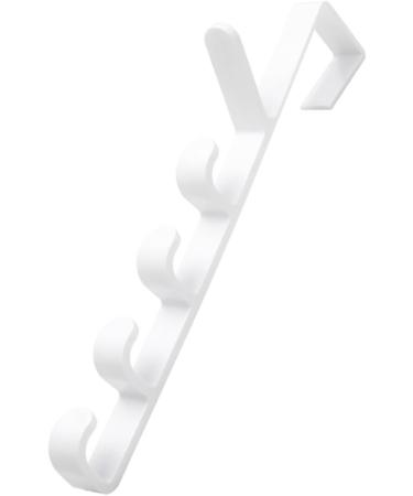 Hemoton 4 pcs Coat Over Hanger Holders Door Plastic Multifunctional Hanging Towel Portable White Hooks Hat 2pcsx2pcs Whitex2pcs - Buy Online on SooperMarket.com