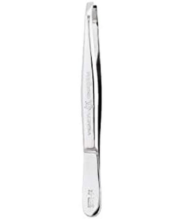 Pfeilring Germany professional Eyebrow Tweezers  Notched Tips  Nickel Plated