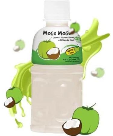 Mogu Mogu Coconut Flavoured Drink with NATA de Coco (Gotta Chew) | On the Go Drink | Jelly Texture | Refreshing Taste | No Added Preservatives and Colours | 320ml x 24 Bottles - Buy Online on SooperMarket.com
