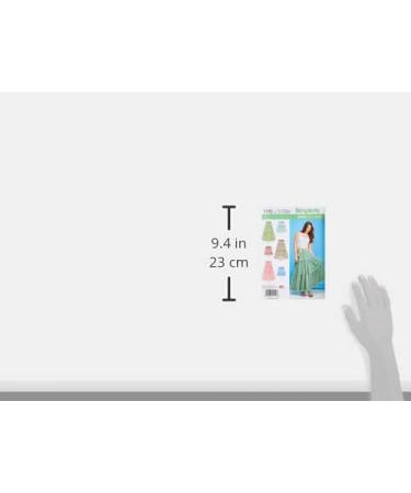 Simplicity 1110 Tiered Skirt Sewing Pattern for Women - Sizes XXS-XXL - Buy Online on SooperMarket.com