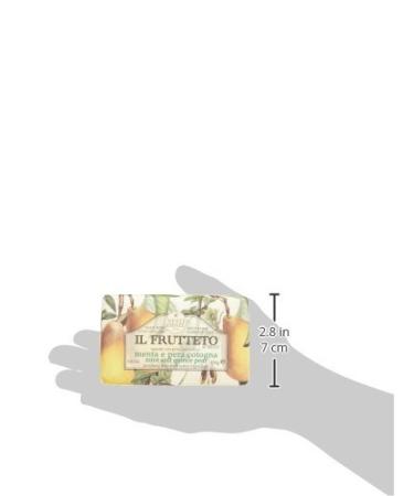 Nesti Dante Il Frutteto Purifying Soap - Mint & Quince Pear | 250g | International Shipping Available - Buy Online on SooperMarket.com