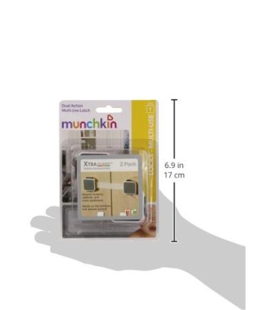 Munchkin Xtraguard Dual Action Multi Use Latches  2 Count - Buy Online on SooperMarket.com